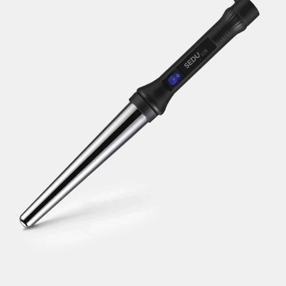 Sedu Icon Titanium clipless curling wand - 3/4” - 1 1/4” barrel